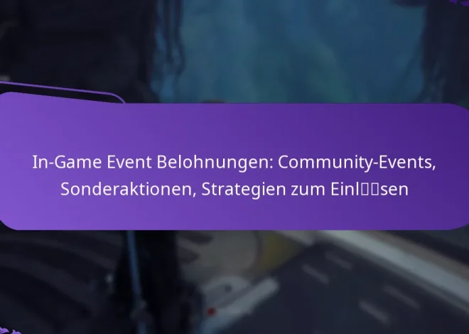 In-Game Event Belohnungen: Community-Events, Sonderaktionen, Strategien zum Einlösen