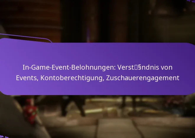 In-Game-Event-Belohnungen: Verständnis von Events, Kontoberechtigung, Zuschauerengagement