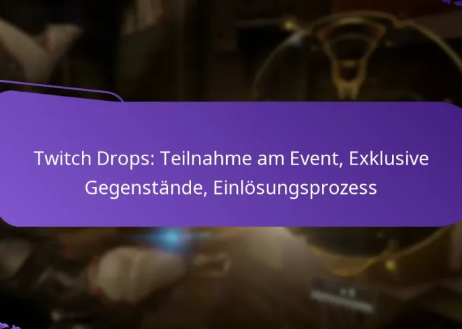 Twitch Drops: Teilnahme am Event, Exklusive Gegenstände, Einlösungsprozess