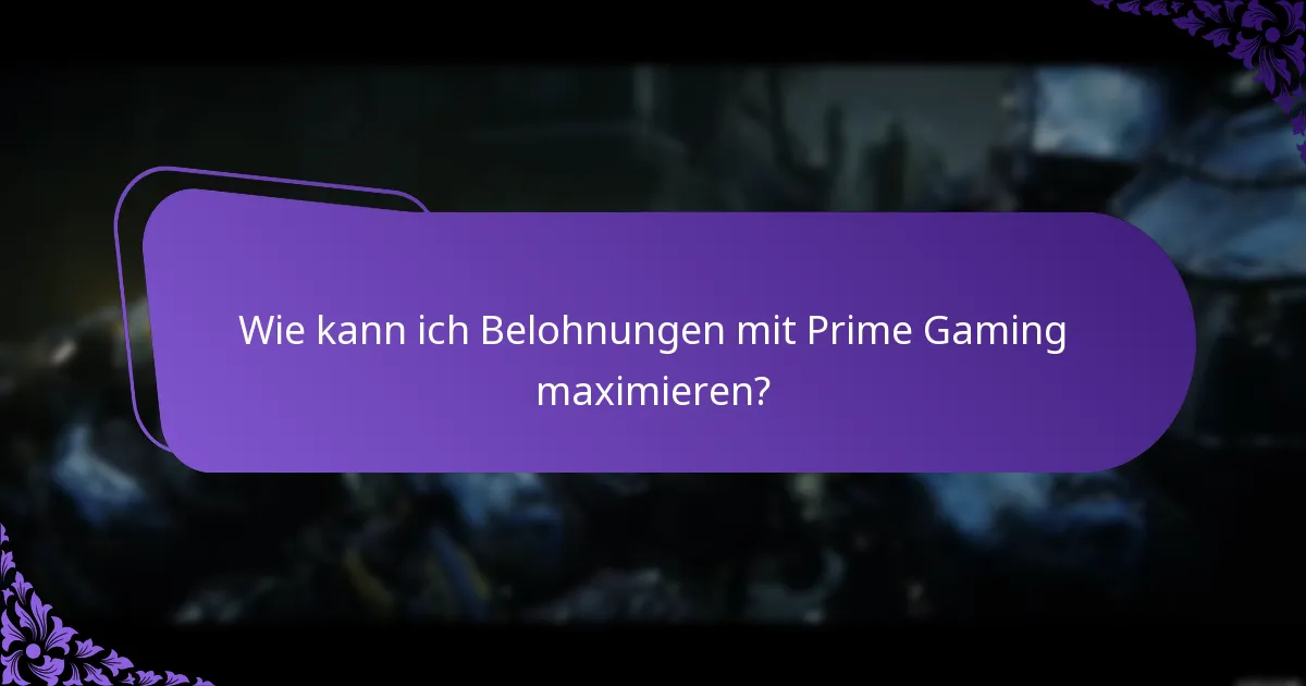 Wie verwalte ich meine Prime Gaming Kontoeinstellungen?